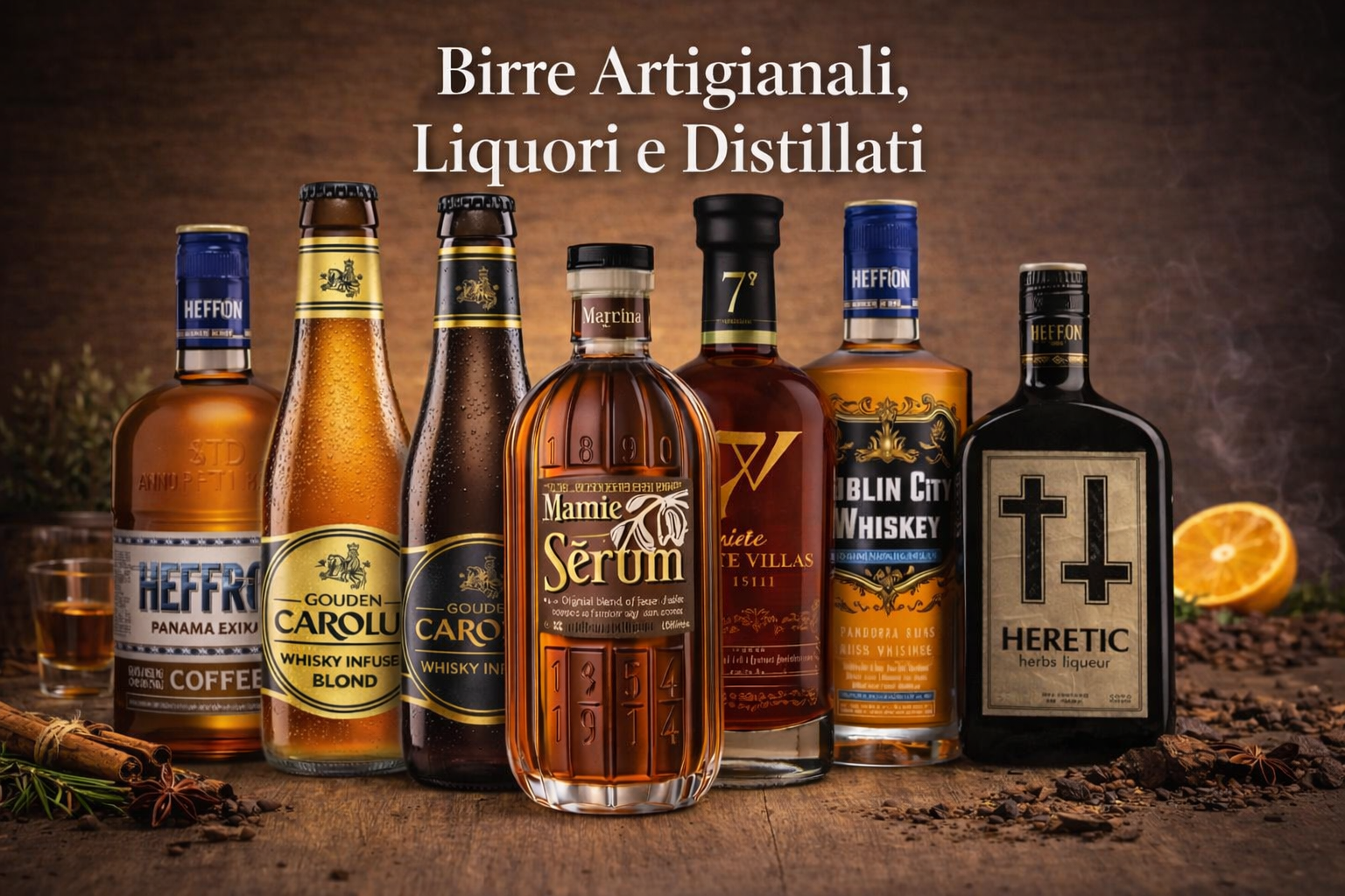 Birre Artigianali, Liquori e Distillati